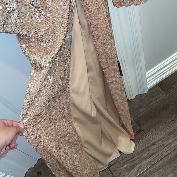 Jessica Bara rose gold gown - Picture 7 of 7
